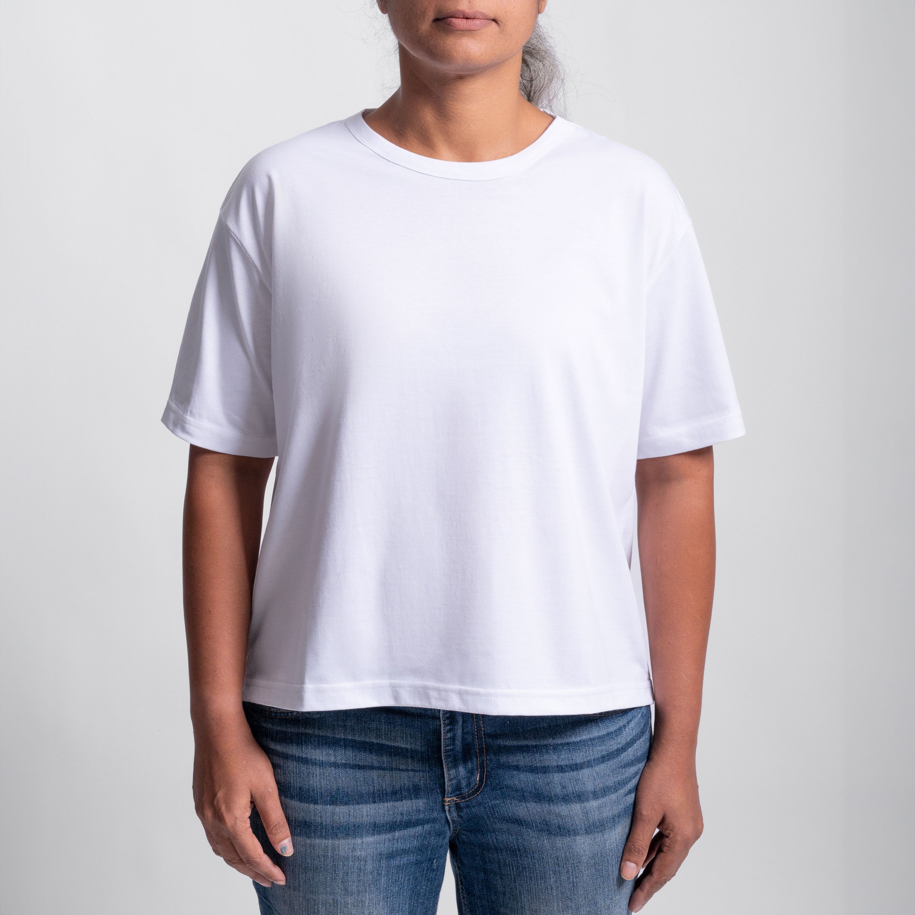 Women's Boxtee // White
