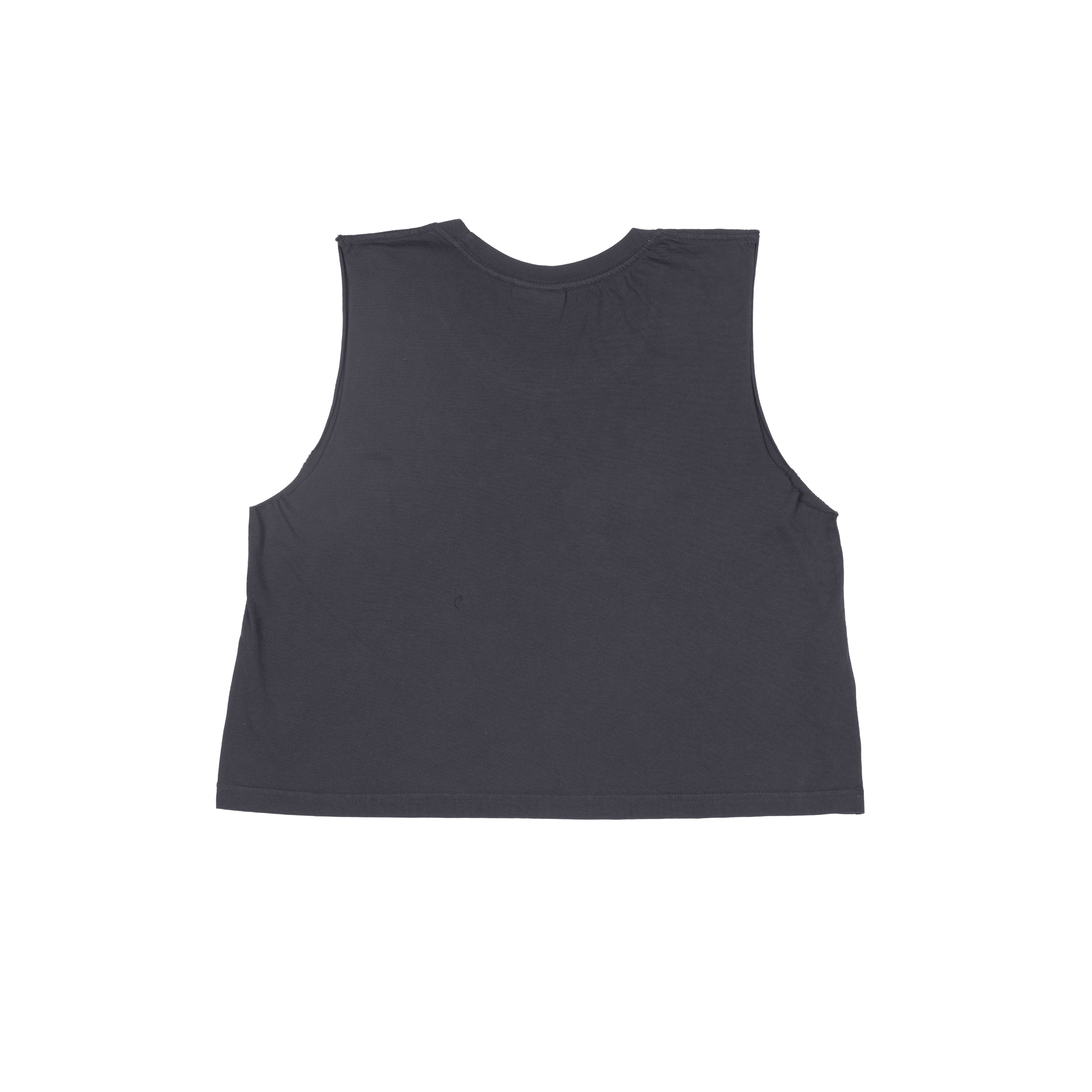 Women's Submerged Cropped Tank // Faded Black