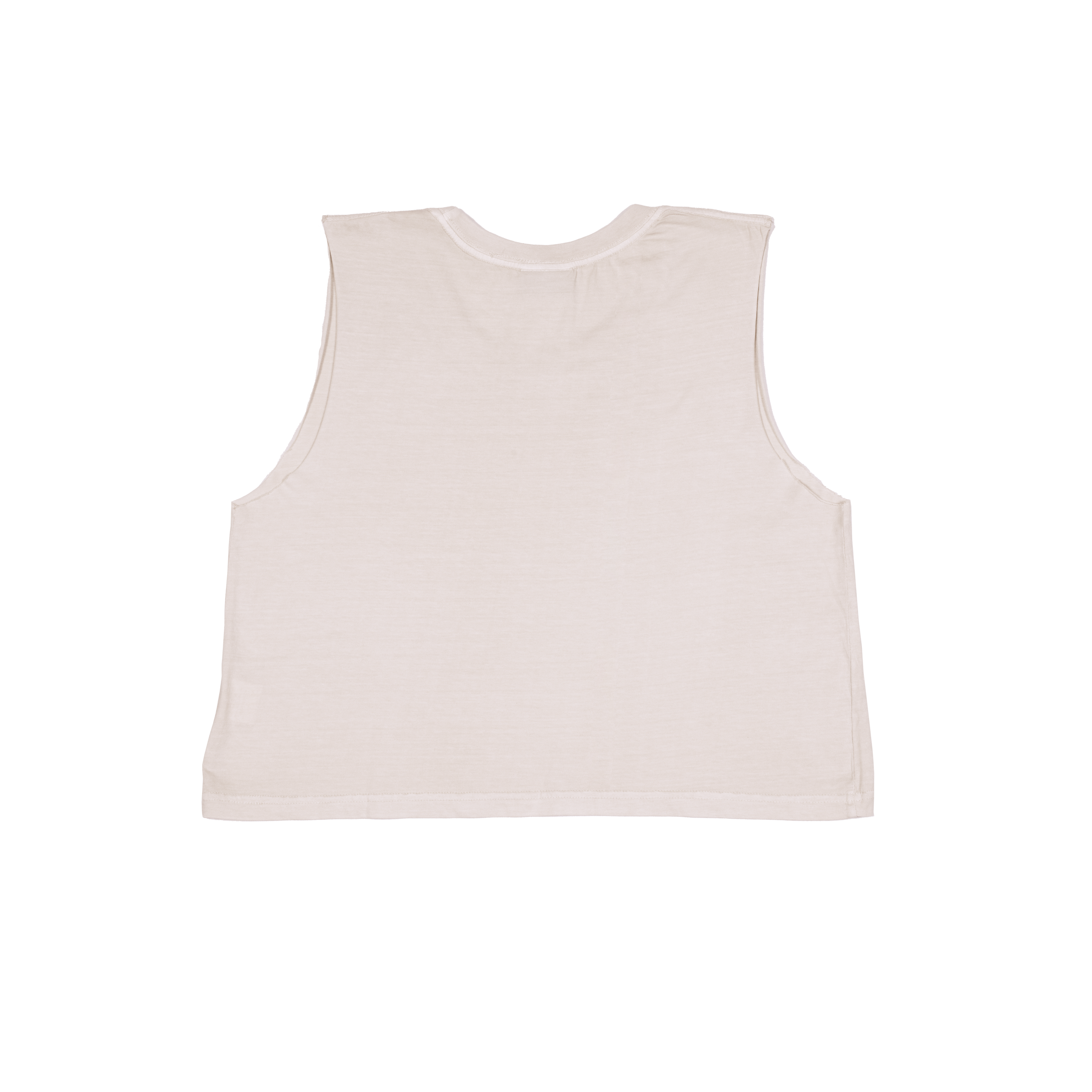 Women's Submerged Cropped Tank // Oatmeal